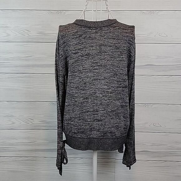 Abercrombie and Fitch crewneck sweater in marled grey Size S - Picture 6 of 10